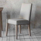 Rex Dining Chair Cement Linen (2 Pack)