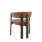 Pinzano Dining Chair Brown Leather