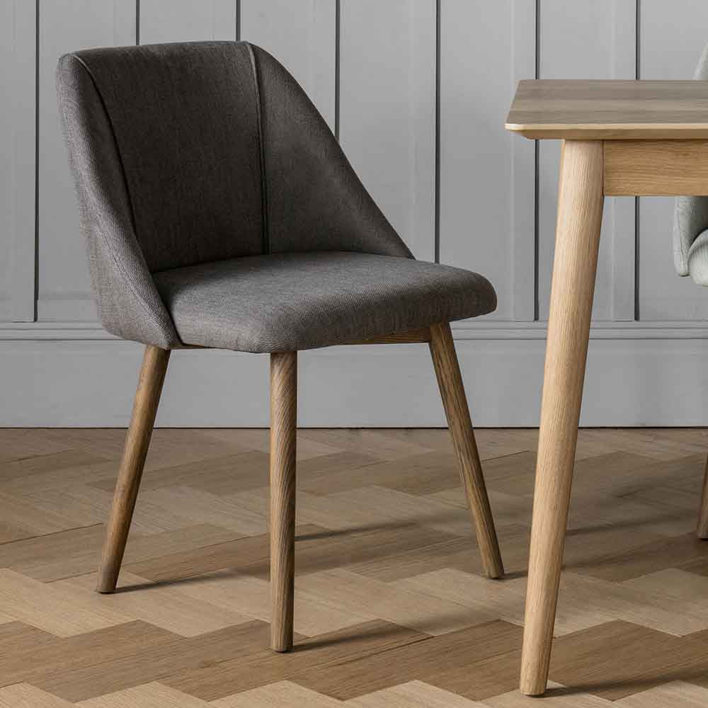 Lecce Dining Chair Slate Grey (2 Pack)