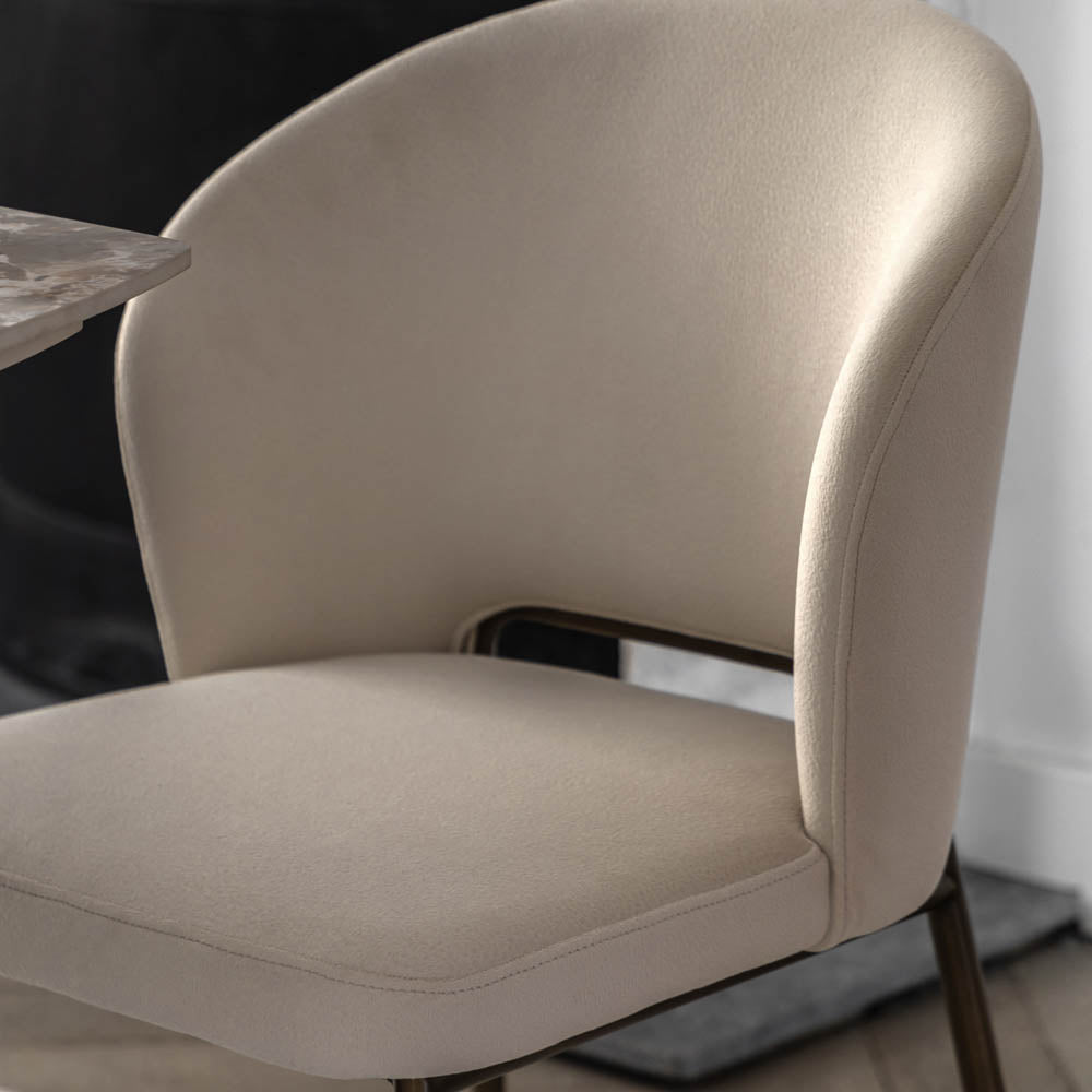 Pirillo Dining Chair Vanilla (2 Pack)