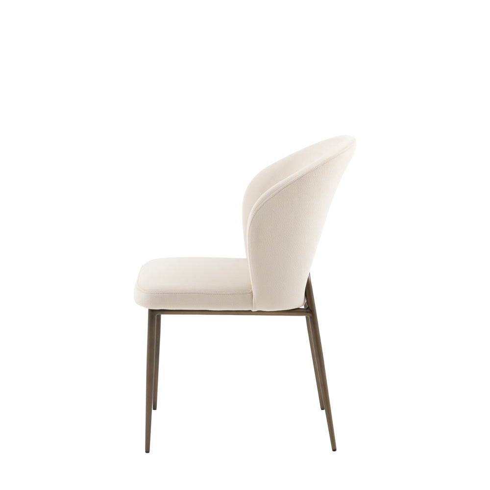 Pirillo Dining Chair Vanilla (2 Pack)