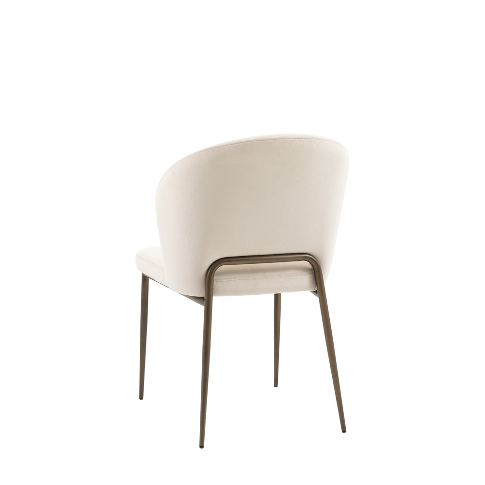 Pirillo Dining Chair Vanilla (2 Pack)