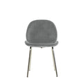 Dublin Chair Light Grey Velvet (2 Pack)