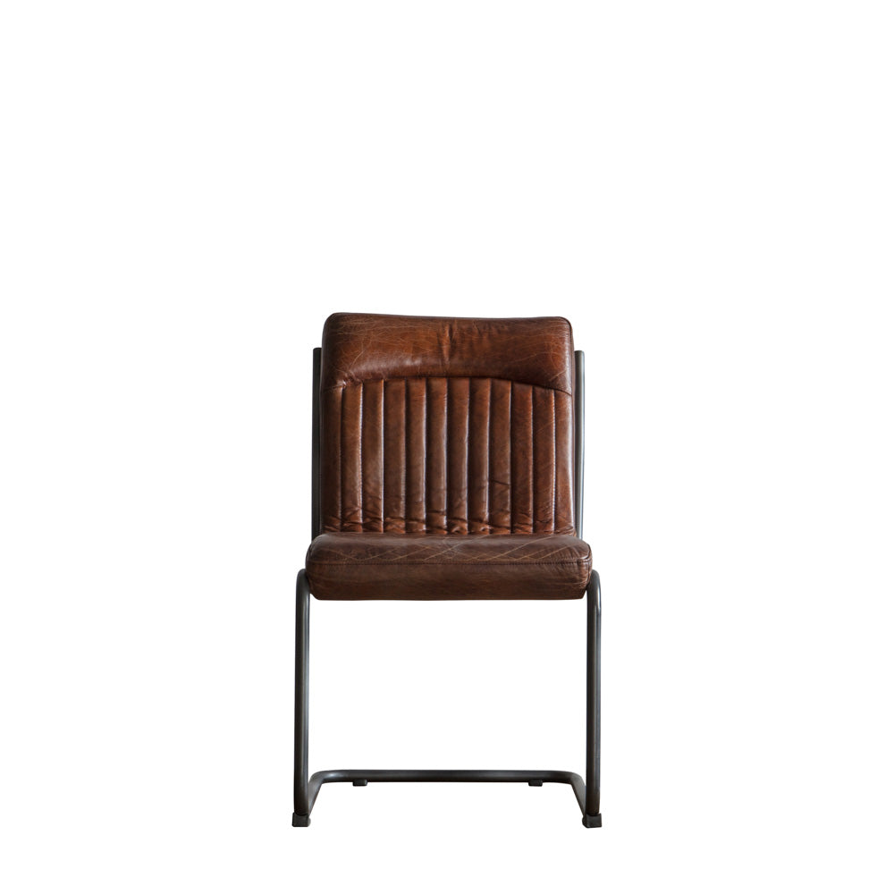 Izmir Leather Chair Brown