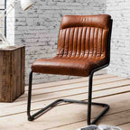 Izmir Leather Chair Brown