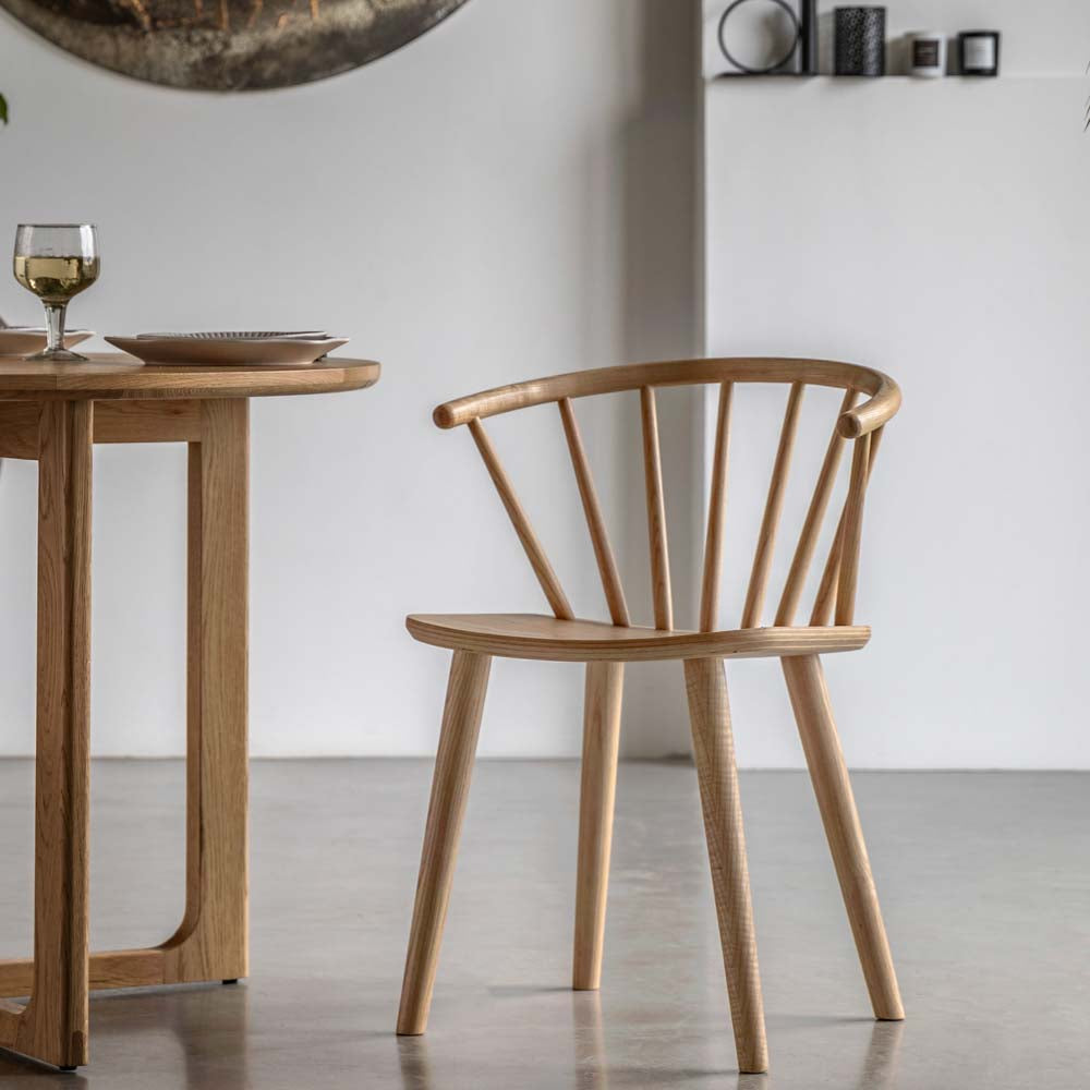 Hamburg Dining Chair Natural (2 Pack)