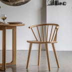 Hamburg Dining Chair Natural (2 Pack)