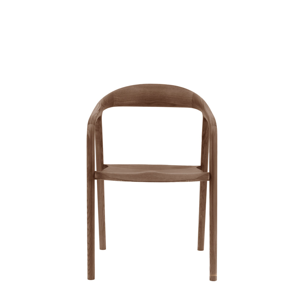 Girona Dining Chair Walnut (2 Pack)