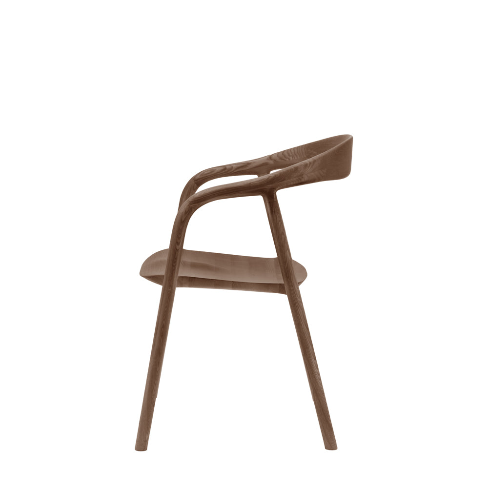 Girona Dining Chair Walnut (2 Pack)