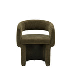 Saul Dining Chair Green Boucle