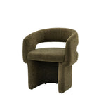 Saul Dining Chair Green Boucle