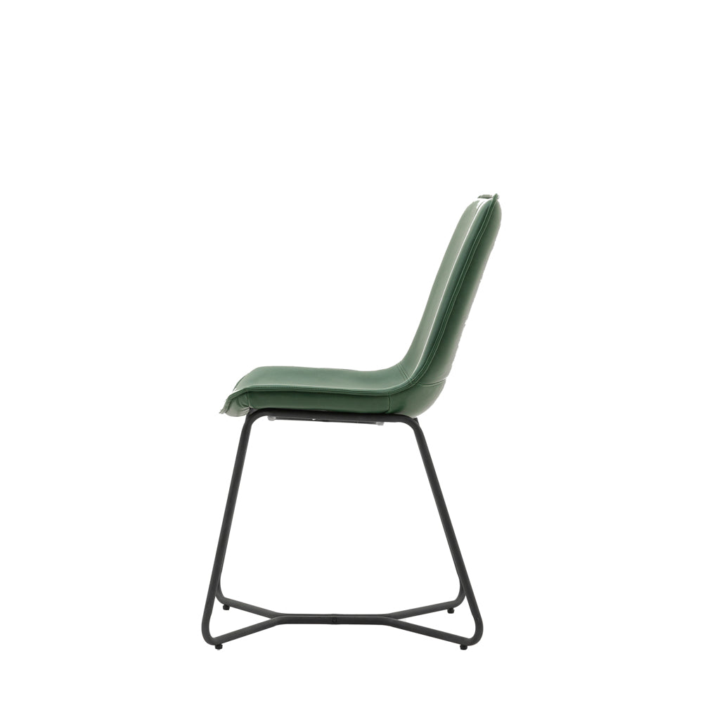 Dayton Chair Green (2 Pack)