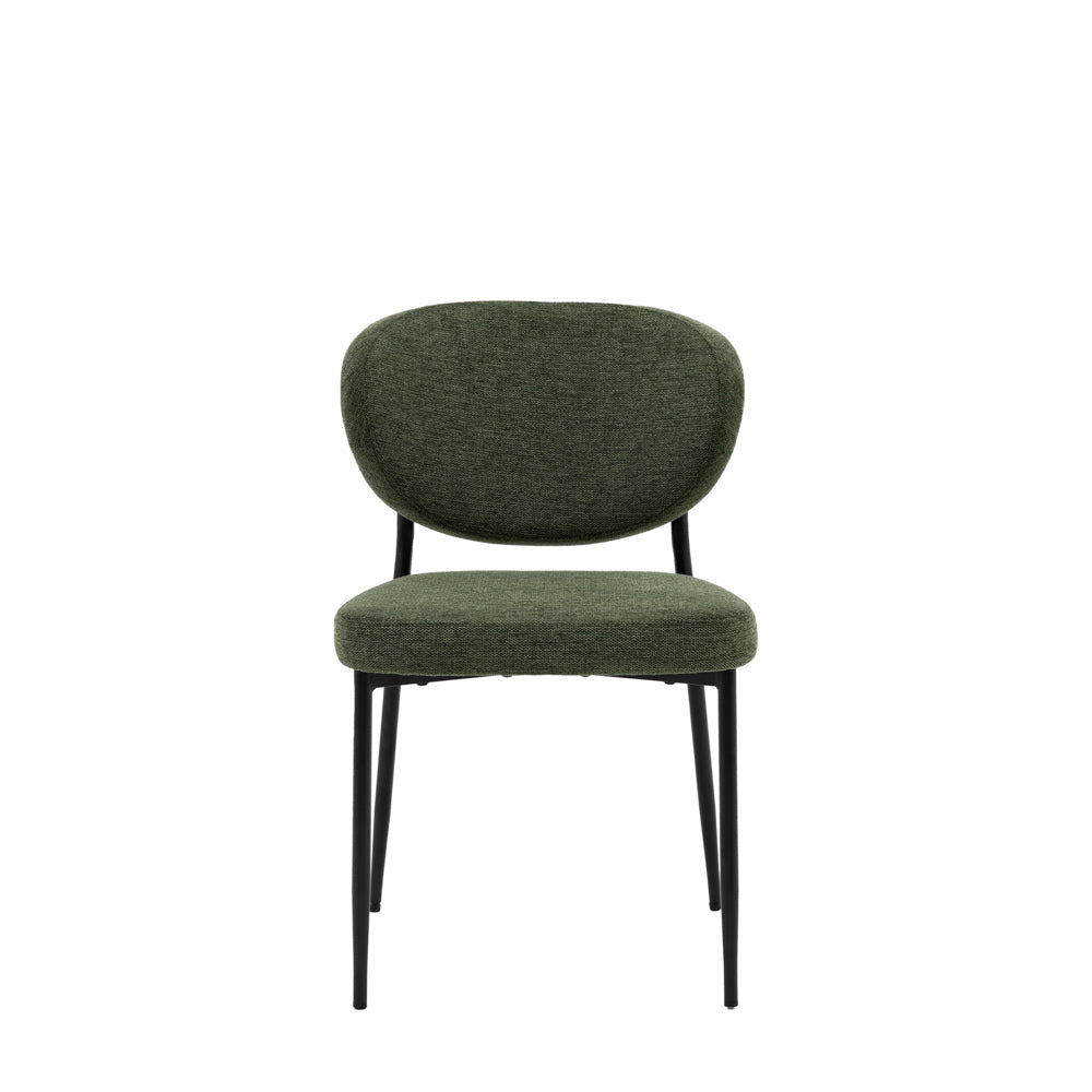 Odense Dining Chair Green (2 Pack)