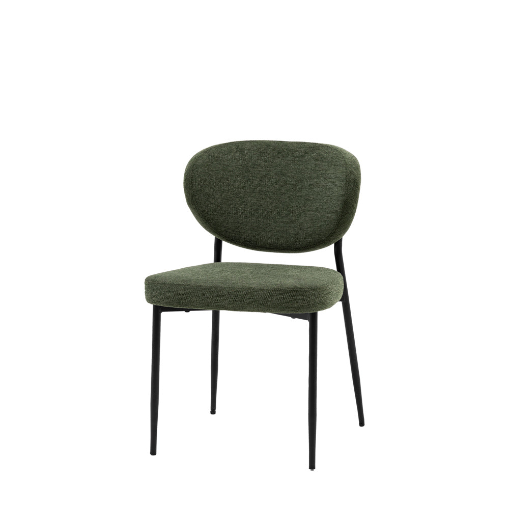 Odense Dining Chair Green (2 Pack)