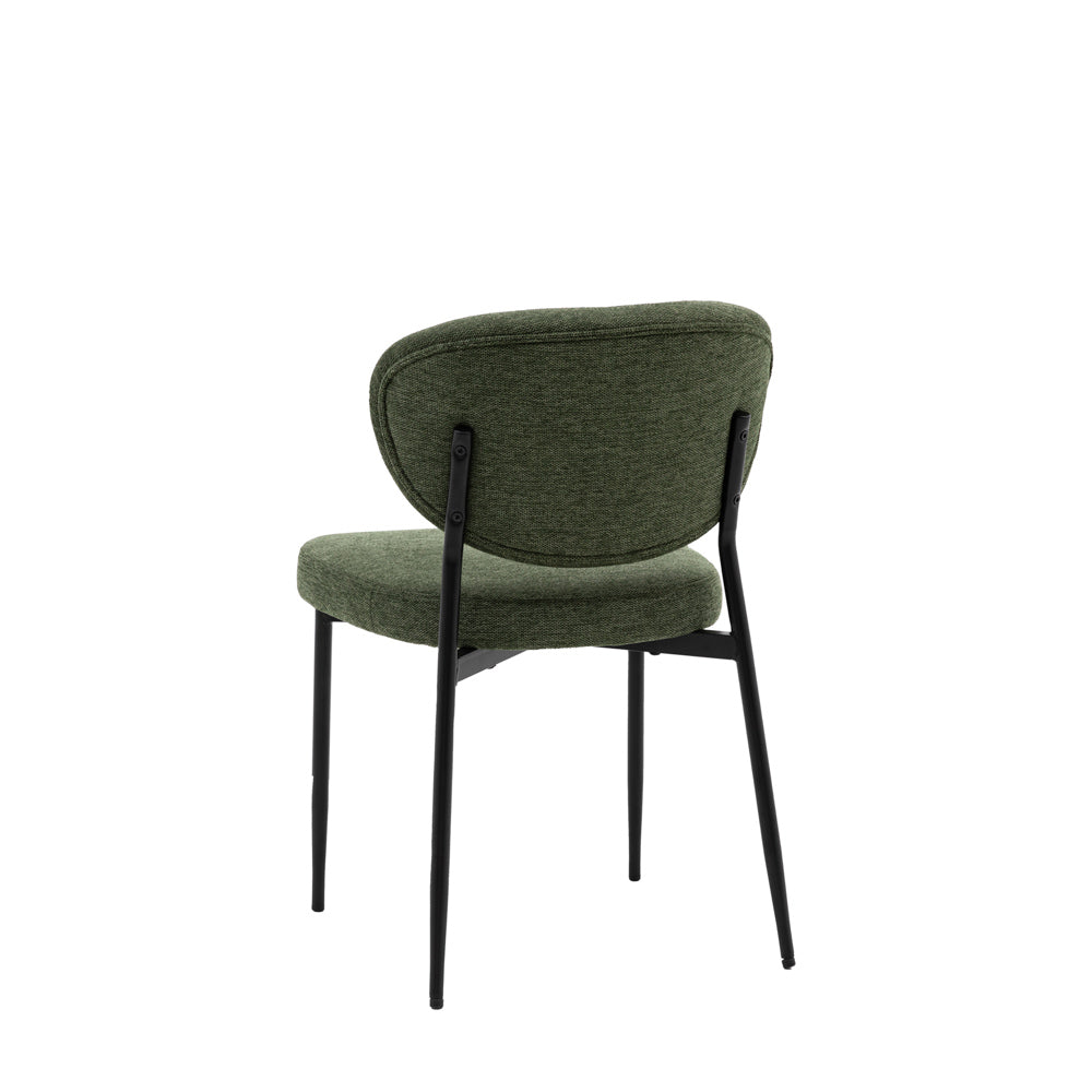 Odense Dining Chair Green (2 Pack)