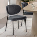 Odense Dining Chair Charcoal (2 Pack)