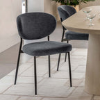 Odense Dining Chair Charcoal (2 Pack)