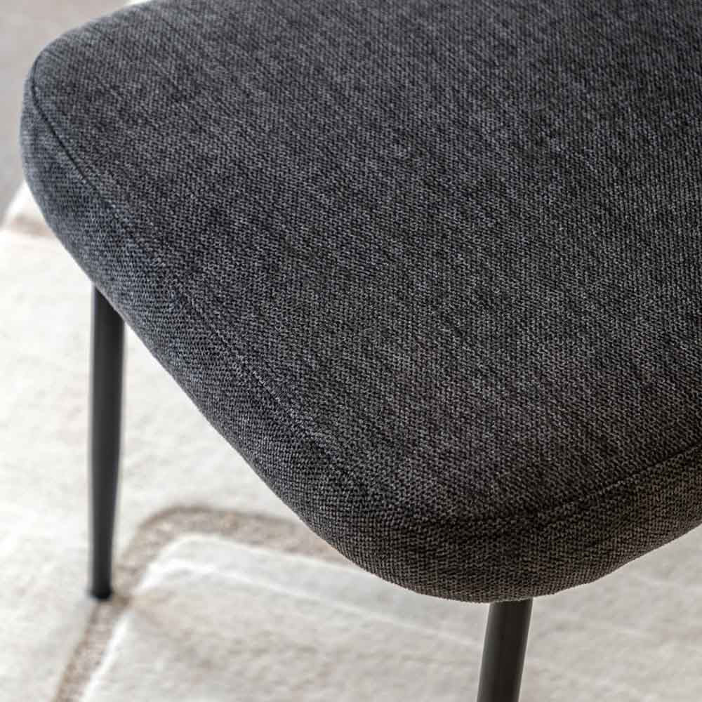 Odense Dining Chair Charcoal (2 Pack)
