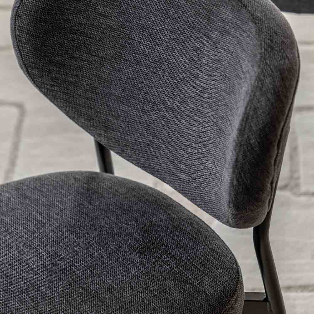 Odense Dining Chair Charcoal (2 Pack)