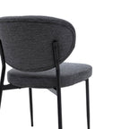 Odense Dining Chair Charcoal (2 Pack)