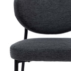 Odense Dining Chair Charcoal (2 Pack)