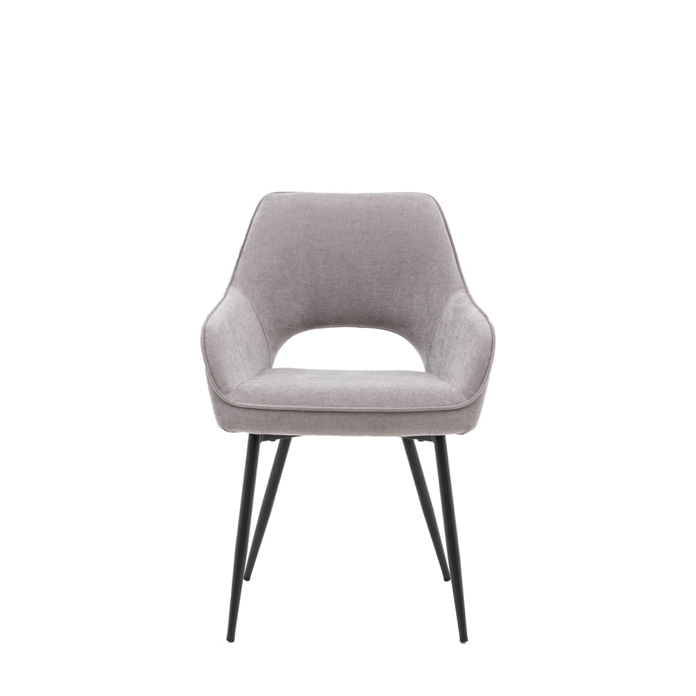 Caldona Dining Chair Grey (2 Pack)