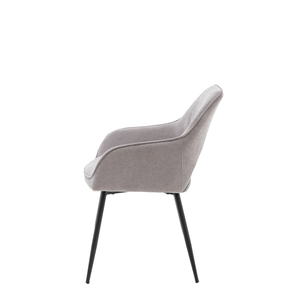 Caldona Dining Chair Grey (2 Pack)