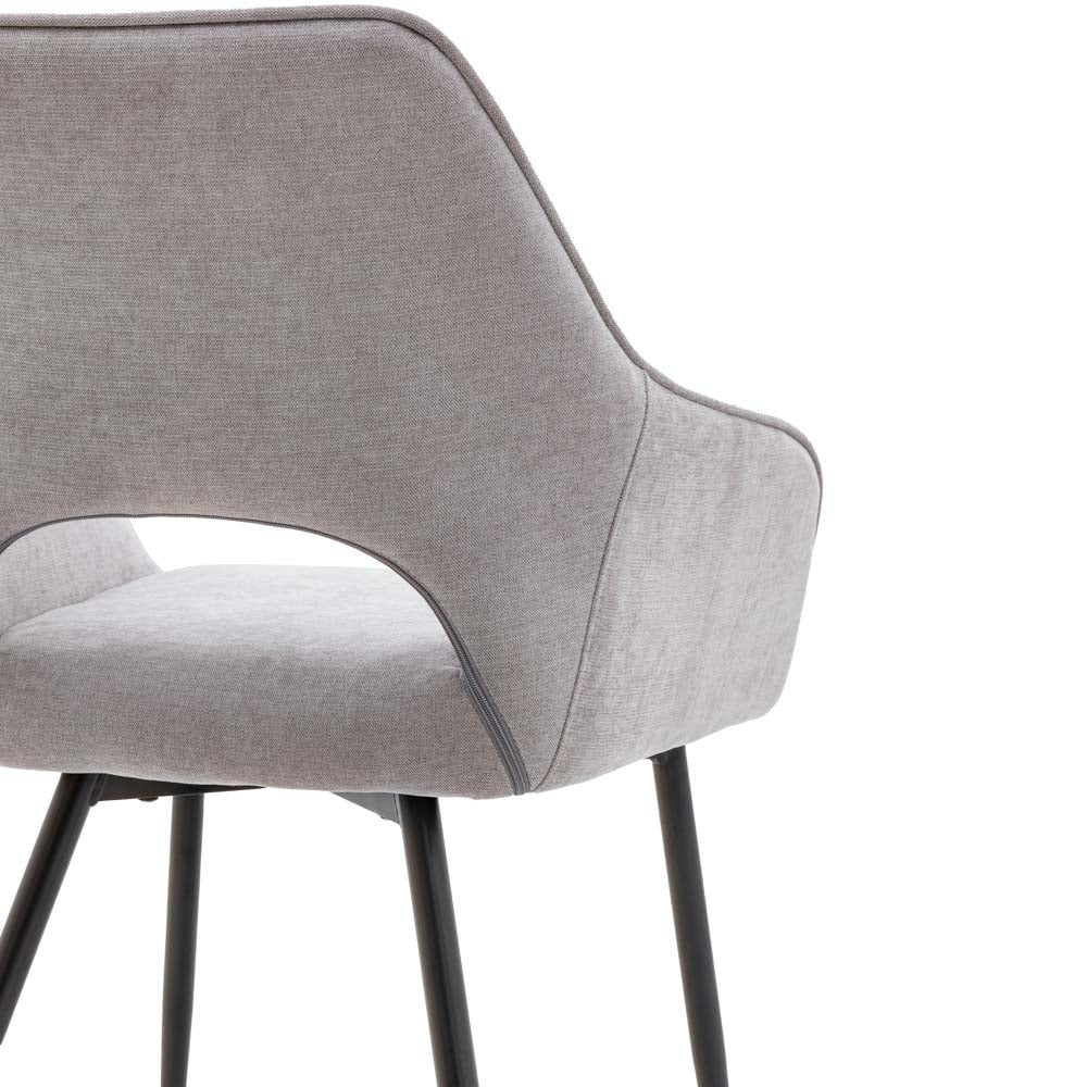 Caldona Dining Chair Grey (2 Pack)