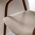 Girona Upholstered Dining Chair Walnut (2 Pack)