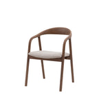 Girona Upholstered Dining Chair Walnut (2 Pack)