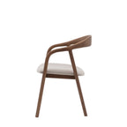 Girona Upholstered Dining Chair Walnut (2 Pack)