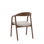 Girona Upholstered Dining Chair Walnut (2 Pack)