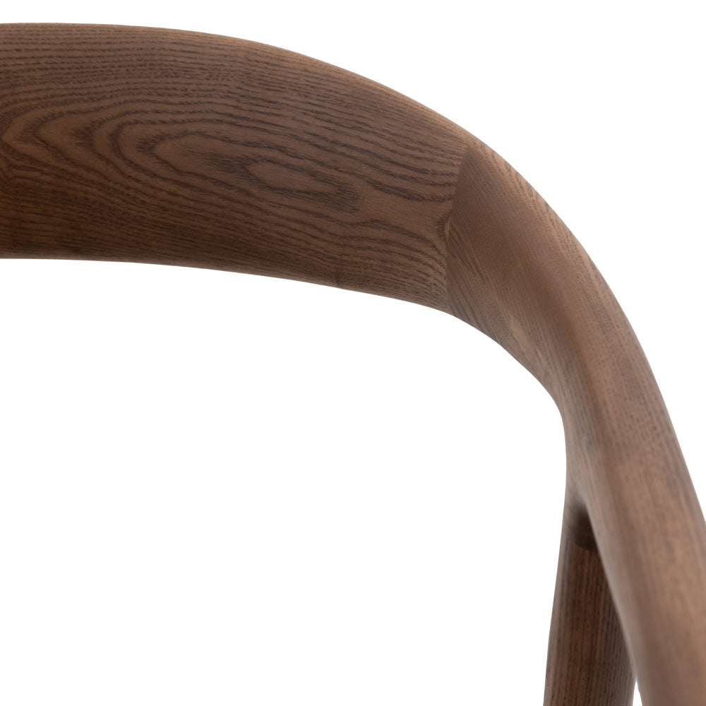 Girona Upholstered Dining Chair Walnut (2 Pack)