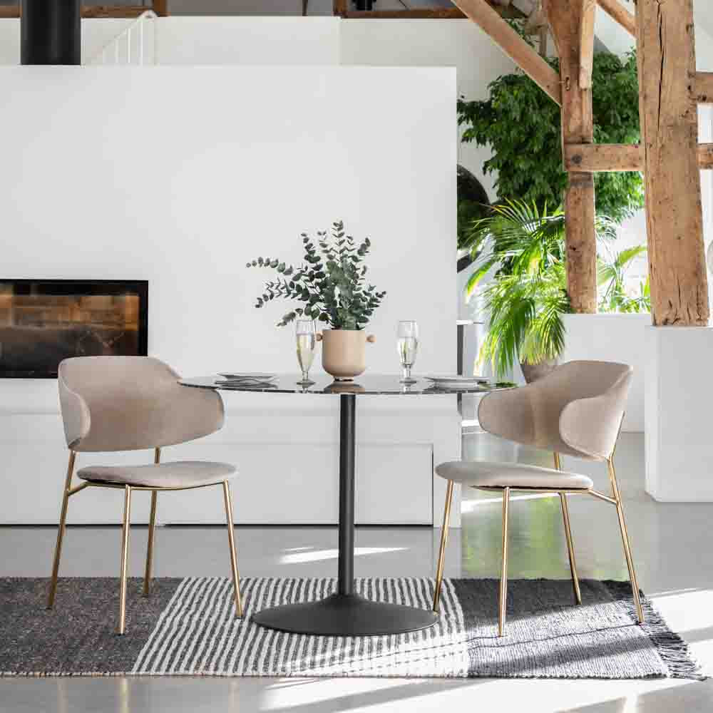 Whitechapel Dining Chair Taupe (2 Pack)