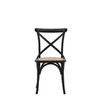Harar Chair Black/Rattan (2 Pack)