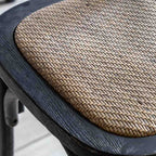 Harar Chair Black/Rattan (2 Pack)