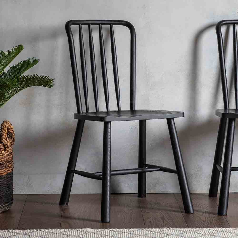 Harbin Dining Chair Black (2 Pack)