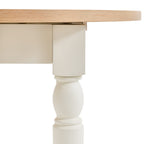 Oxford Round Extending Dining Table White