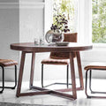 Aswan Retreat Round Dining Table Brown Mango