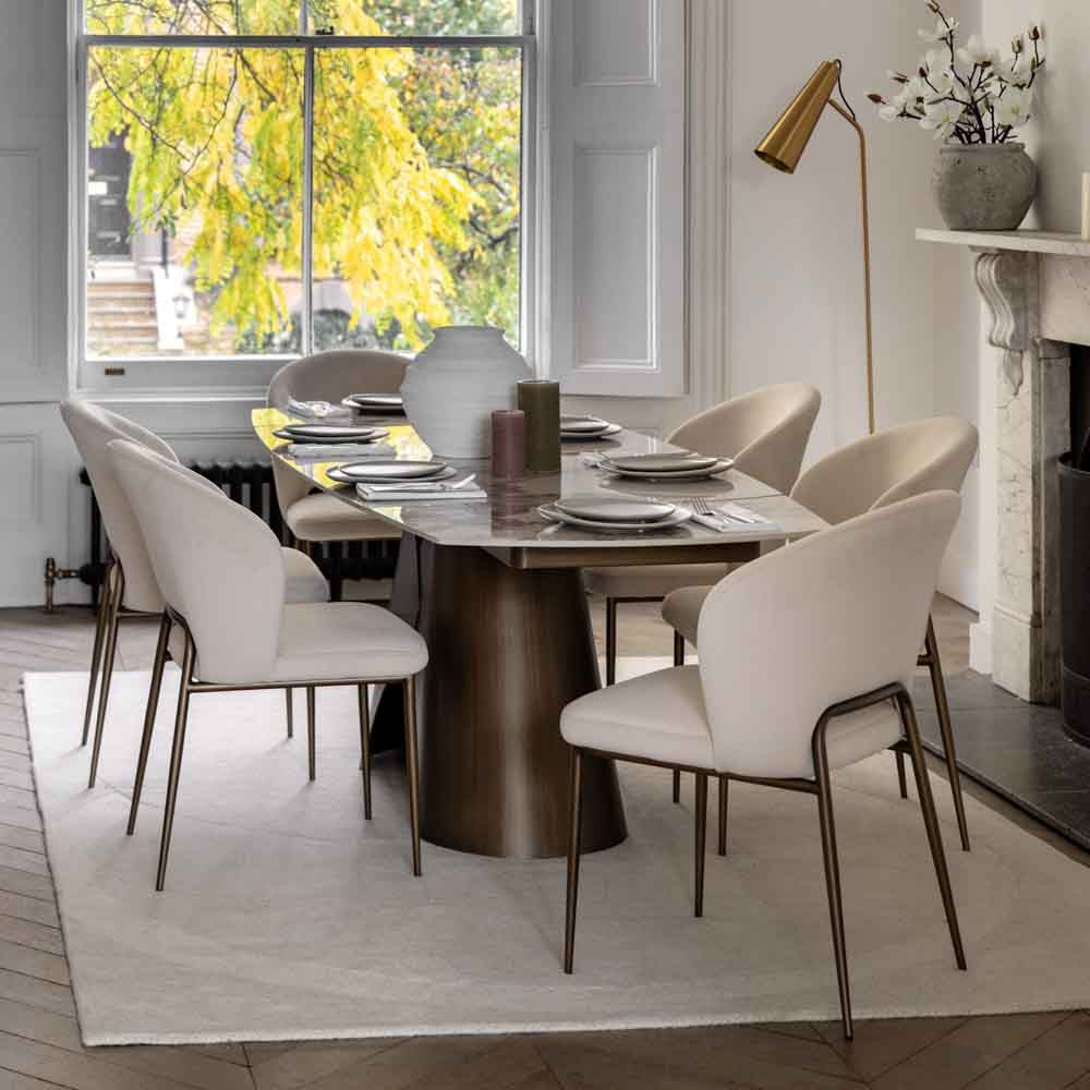 Precotto Dining Table Bronze