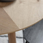 Florence Round Dining Table Oak