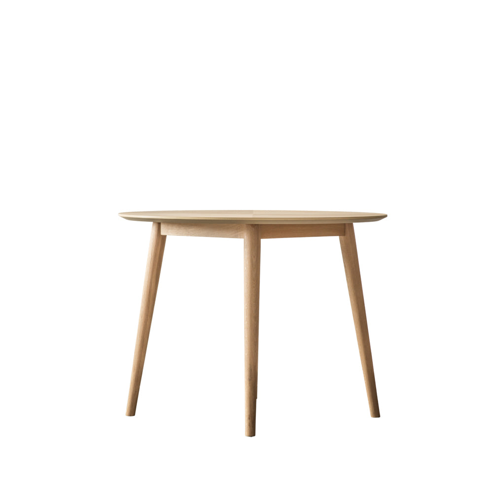 Florence Round Dining Table Oak