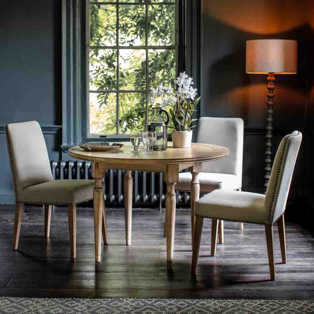Reims Round Dining Table Natural