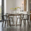 Hamburg Round Dining Table Smoked