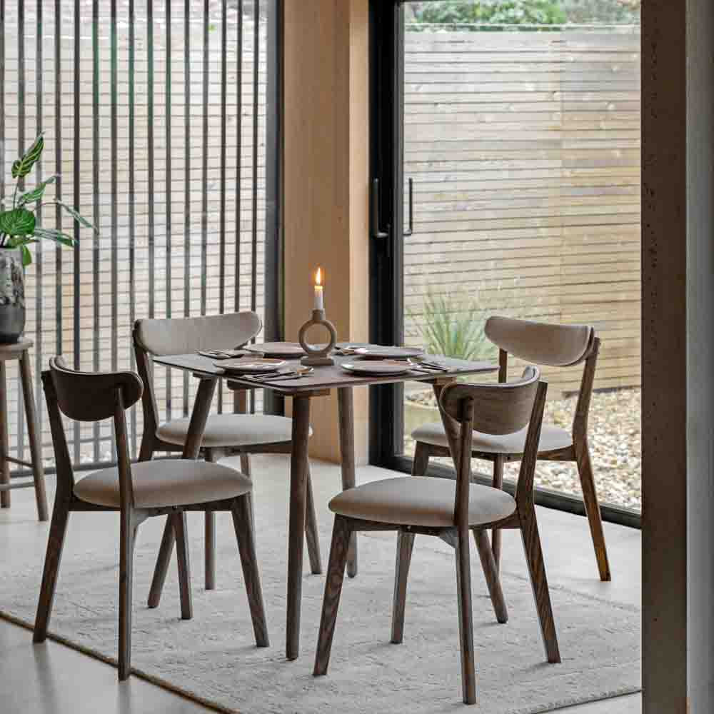Bremen Square Dining Table Smoked