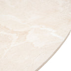 Vigo Round Dining Table Travertine
