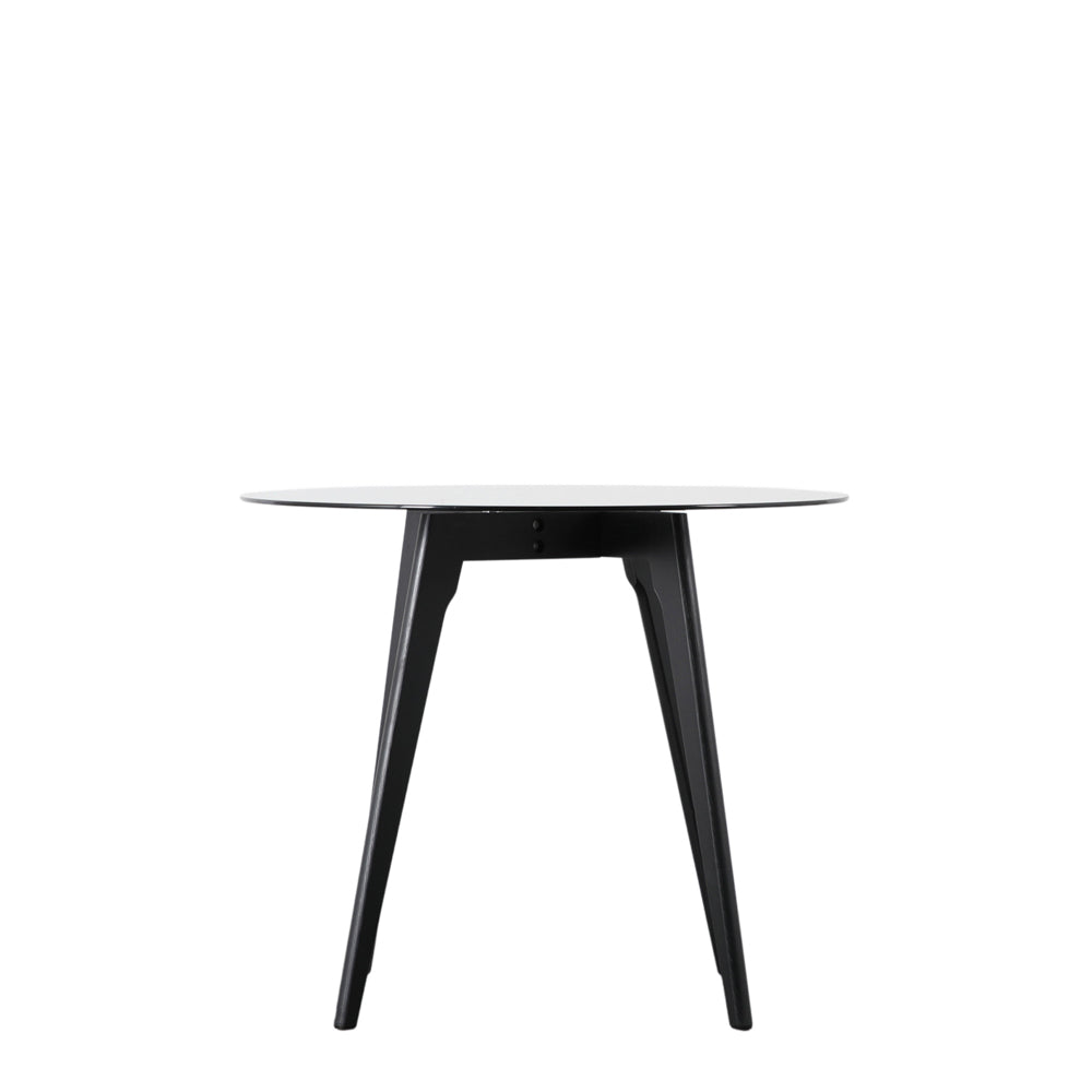 Kyoto Round Dining Table Black