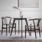 Kyoto Round Dining Table Black
