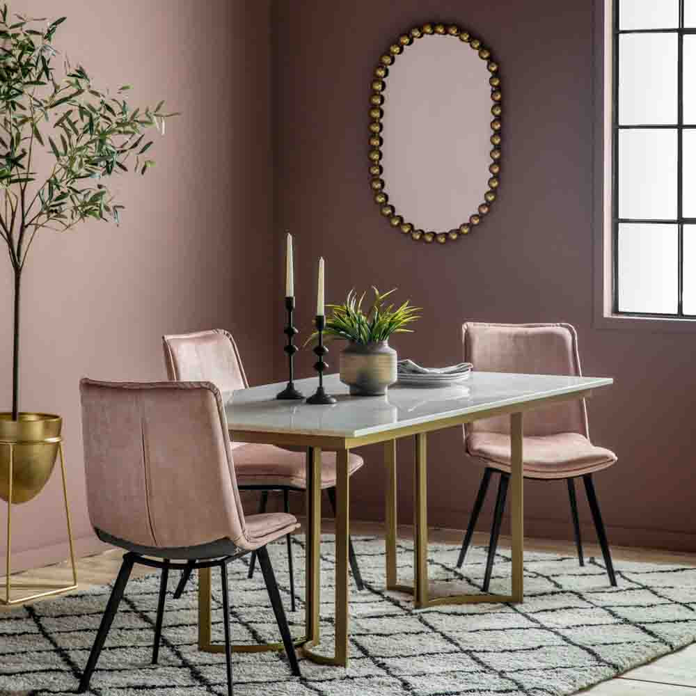 Chios Dining Table Gold