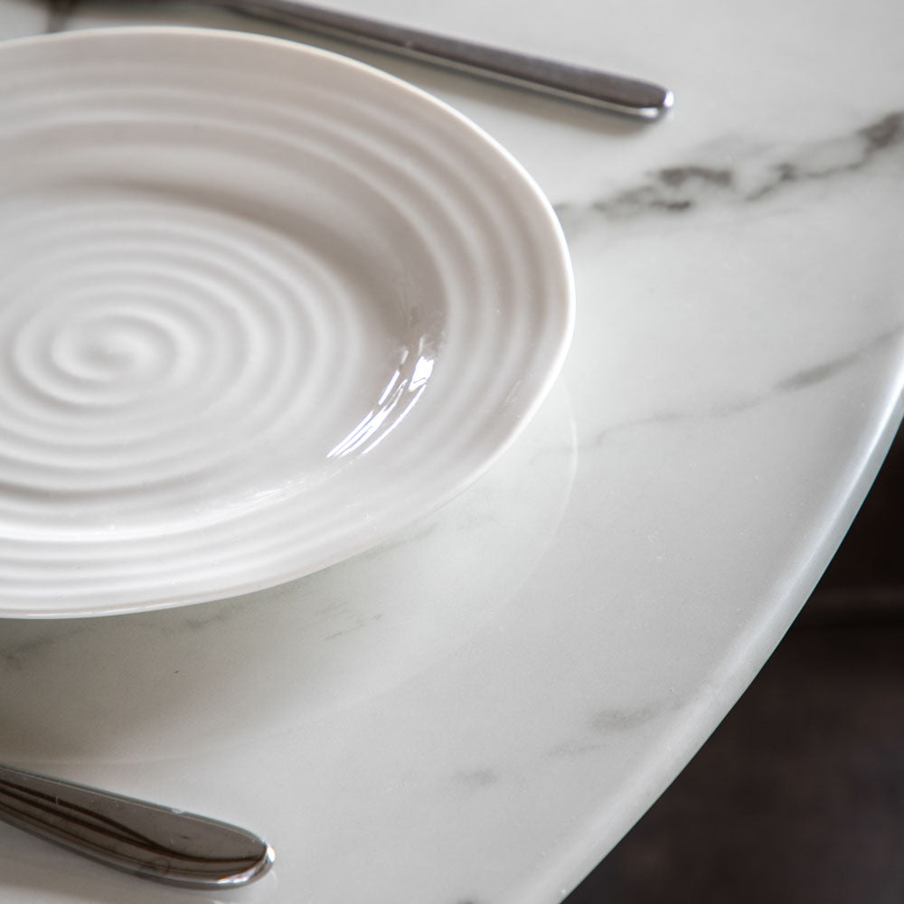 Ronsberg Dining Table White Effect